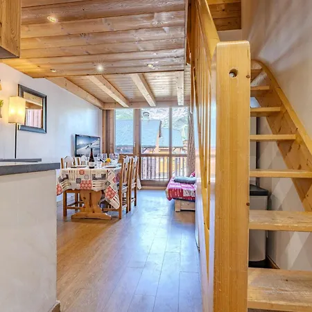 Daire Cozy Mountain - Ski-in Ski-out Access, Balcony & Parking Val Thorens